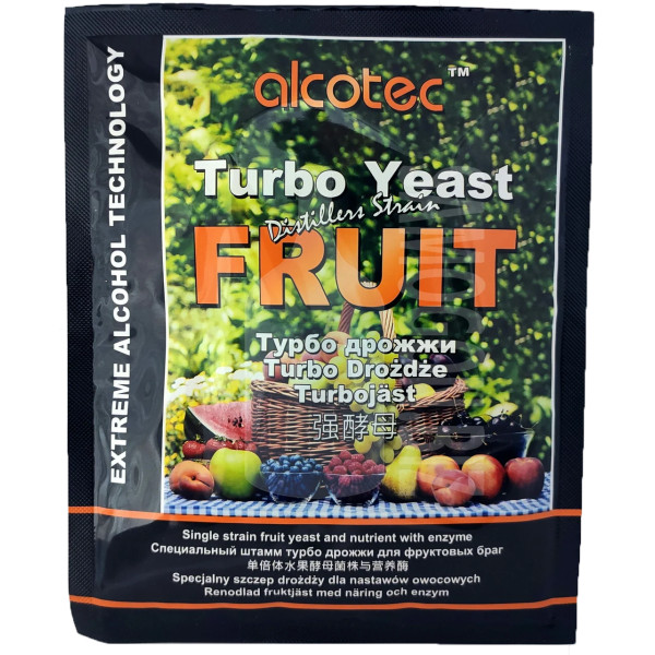 Фруктовые дрожжи Alcotec Turbo Yeast Fruit Фруктовые дрожжи Alcotec Turbo Yeast Fruit