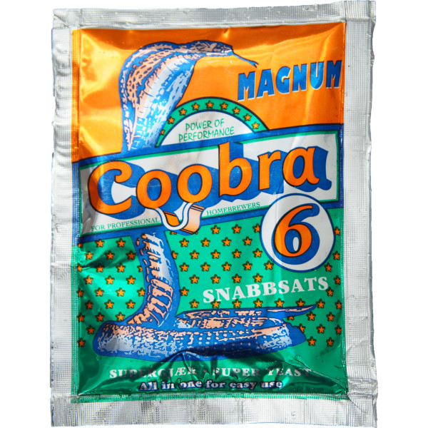 Cухие турбо дрожжи Coobra 6 Magnum