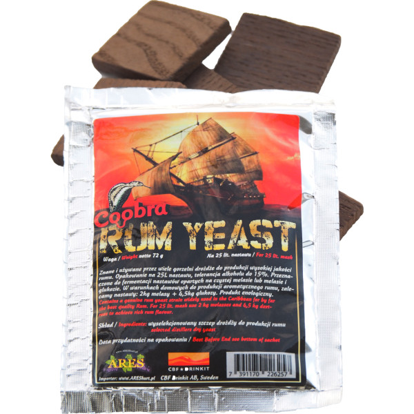 Сухі дріжджі Coobra Rum Yeast