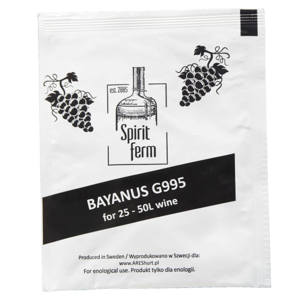 Винні дріжджі Spirit Ferm Bayanus G995