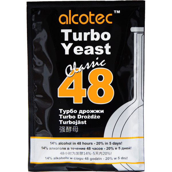 Сухі дріжджі Алкотек Yeast Classic 48