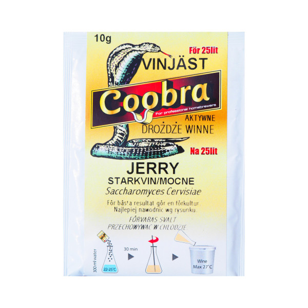 Cухие винные дрожжи Coobra Jerry