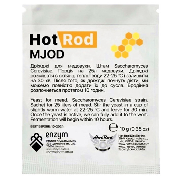 Дрожжи для медовухи Hot Rod Mjod