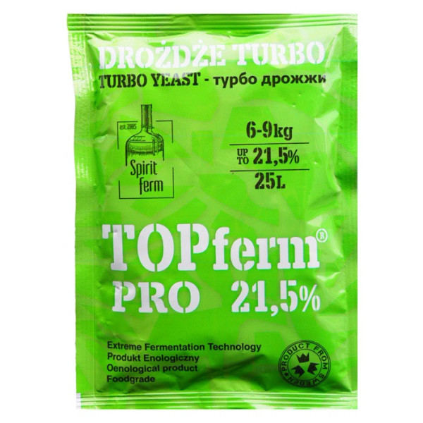 Дріжджі сухі турбо Spiritferm x-pure 9,5kg