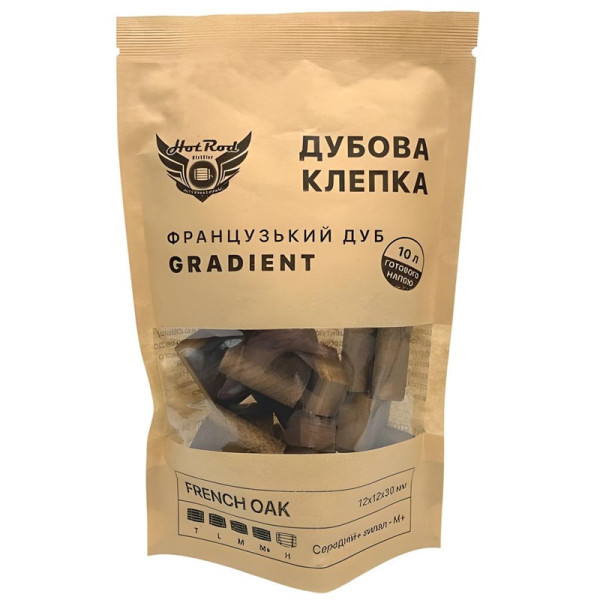 Клепка дубовая Gradient M+ на 10 л
