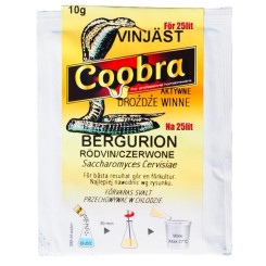 Cухие винные дрожжи Coobra Bergurion