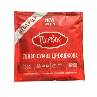 Турбо дрожжи Первак Мегапак на 100литров Mega Pack,360г Турбо дрожжи Первак Мегапак на 100литров Mega Pack,360г